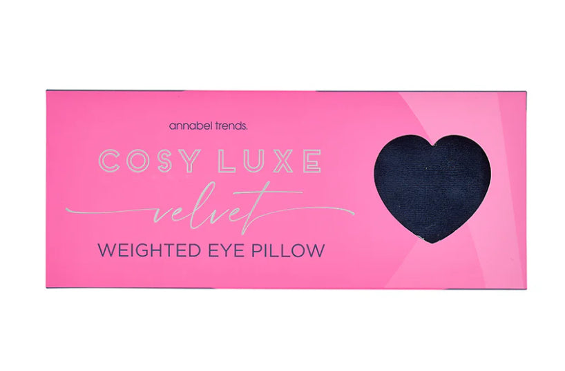 Velvet eye rest pillow- cosy luxe