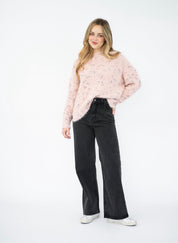 Cotton black jeans