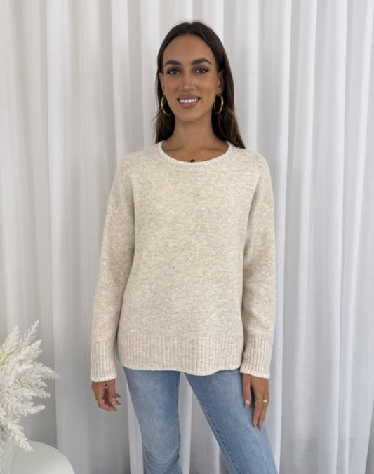 Ray knit- Beige