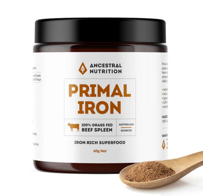 Primal Iron - Grass Fed Beef Spleen - Capsules & Powder