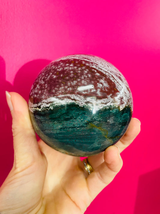 Ocean Jasper Sphere