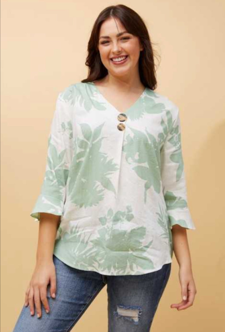 Katie top- mint