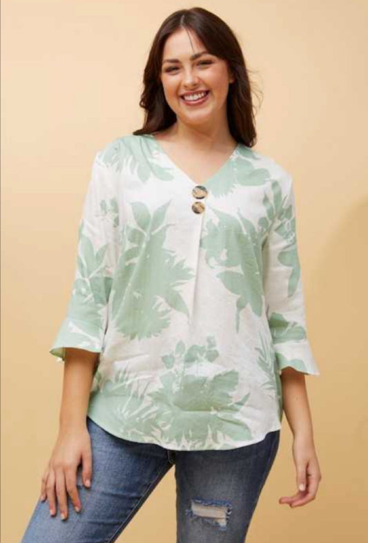 Katie top- mint