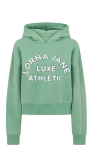 Lotus Limited Edition Cropped Hoodie-Green Juice