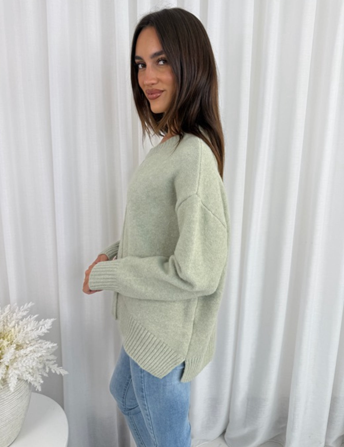 Sage knit