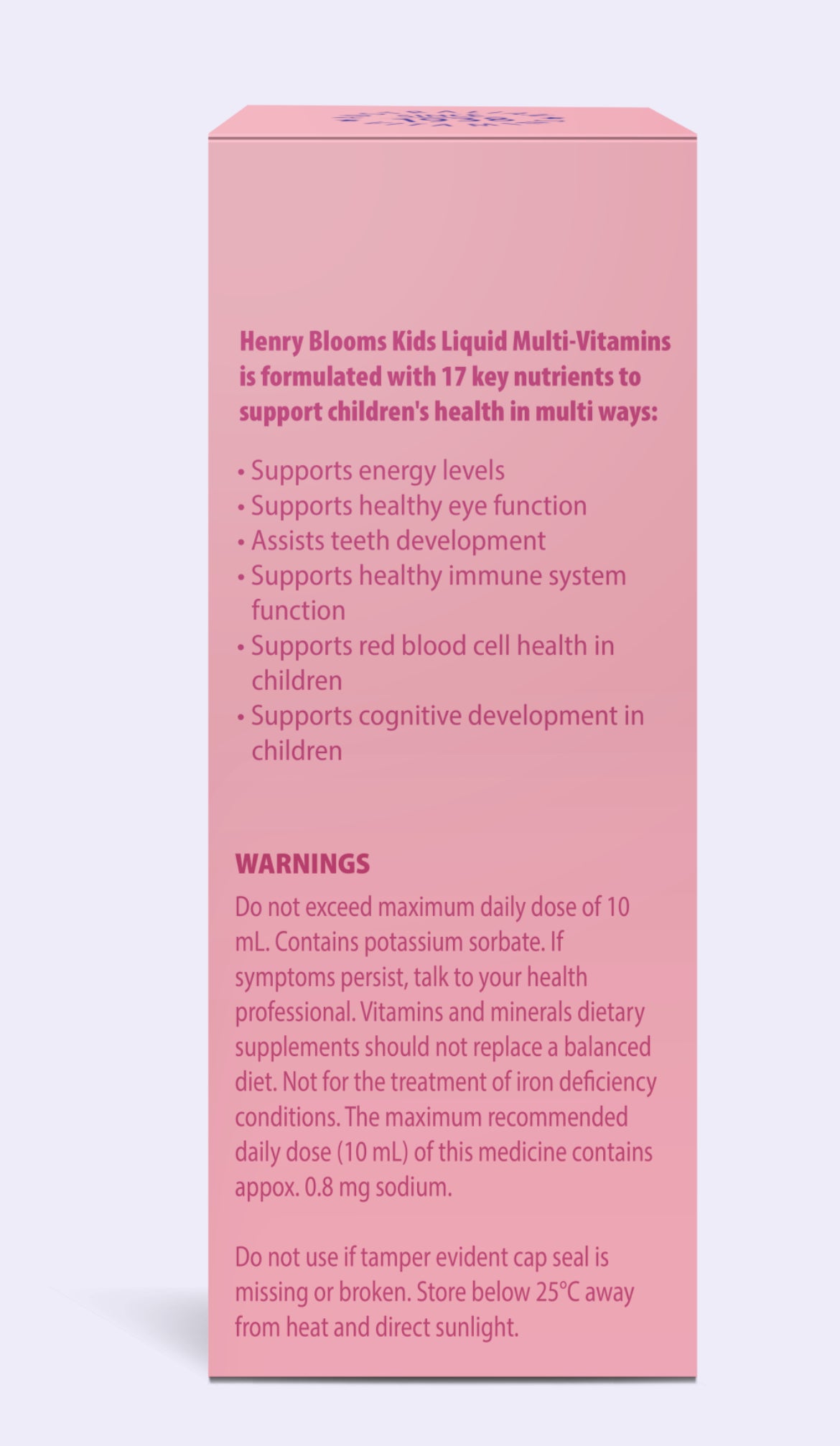 Kids liquid multi vitamins