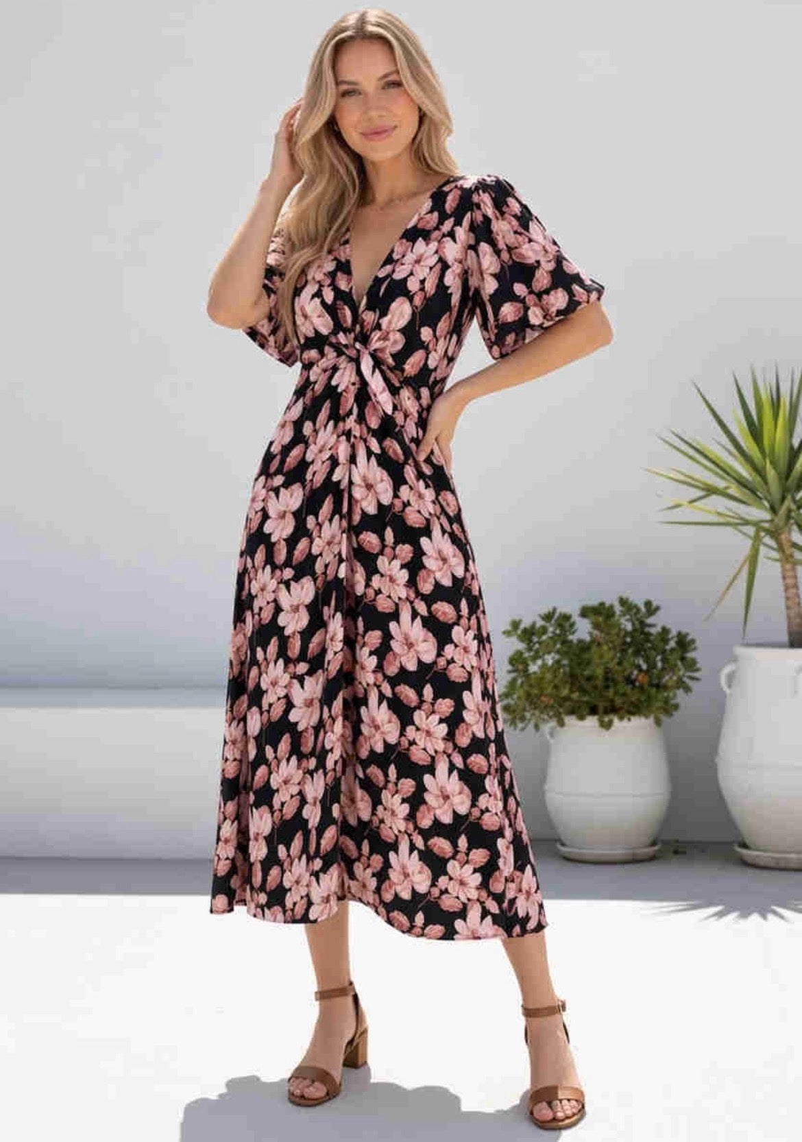 Nina floral dress