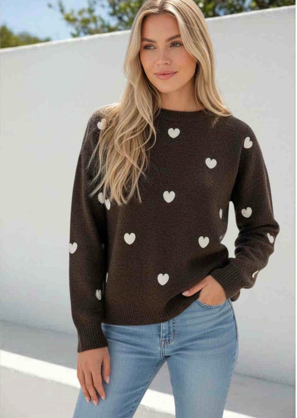 Coffee Hearts jumper