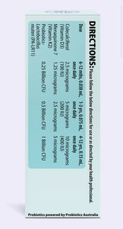 Infant liquid D3 & K2