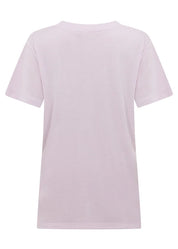 Lotus t shirt- pale orchid lilac