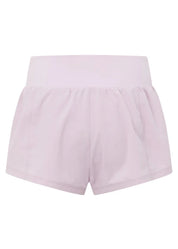 Stretch & Stride Pocket Run Short- pale orchid lilac