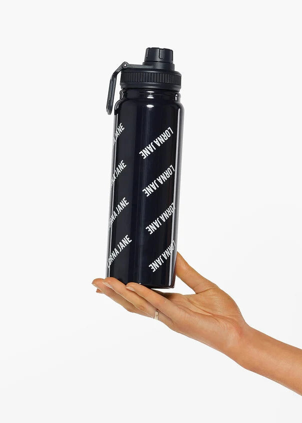 Lorna Jane| Iconic Insulated Water Bottle- Navy