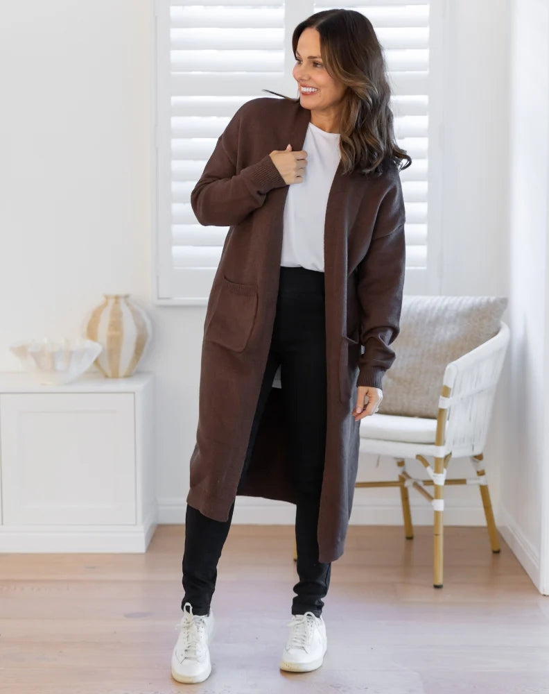 CALIE KNIT - CHOCOLATE