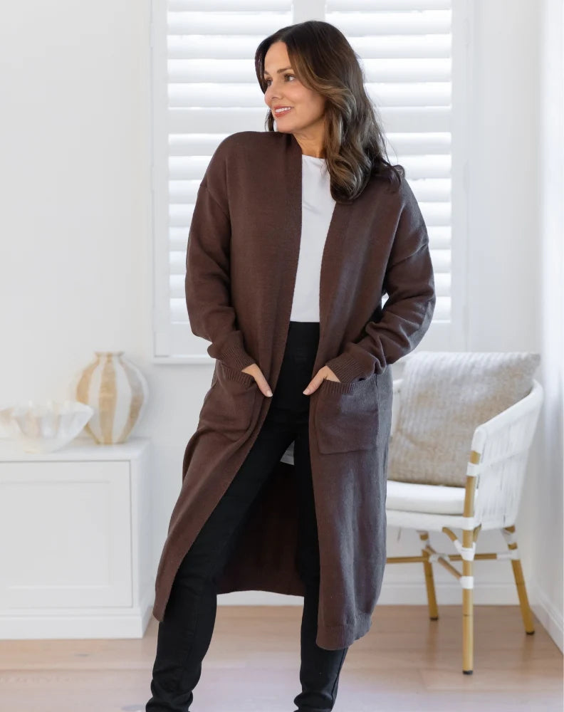 CALIE KNIT - CHOCOLATE