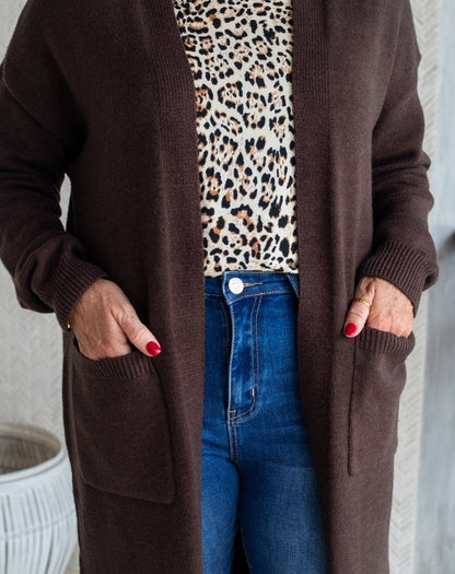 CALIE KNIT - CHOCOLATE