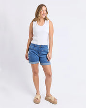Devi Short Mid Blue