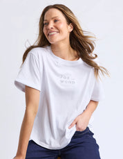 Huntleigh Oversized Tee White
