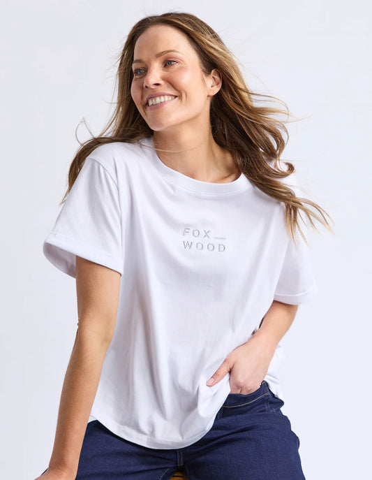 Huntleigh Oversized Tee White