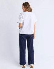 Huntleigh Oversized Tee White