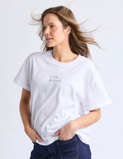 Huntleigh Oversized Tee White