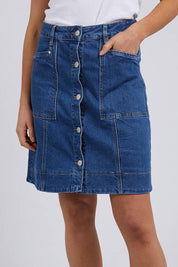 NOLAN SKIRT - DARK BLUE