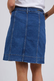 NOLAN SKIRT - DARK BLUE