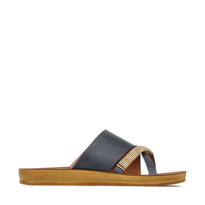 Los Cabos|Bride Sandals-Navy