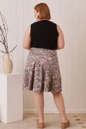 Chameleon Reversible Skirt - Blossom & Lavender