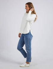 Simplified Crew- Ecru