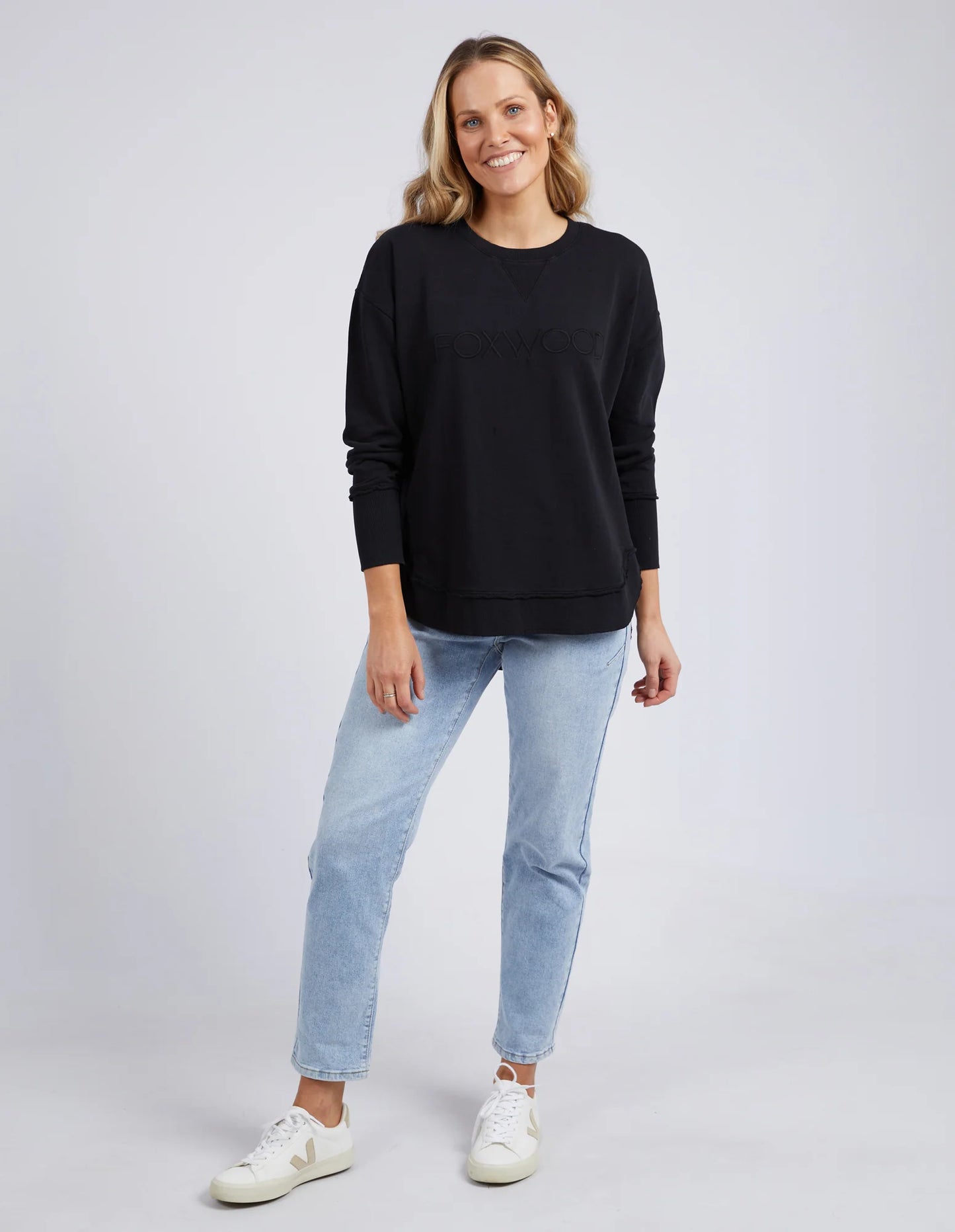 Simplified Crew- Black on black