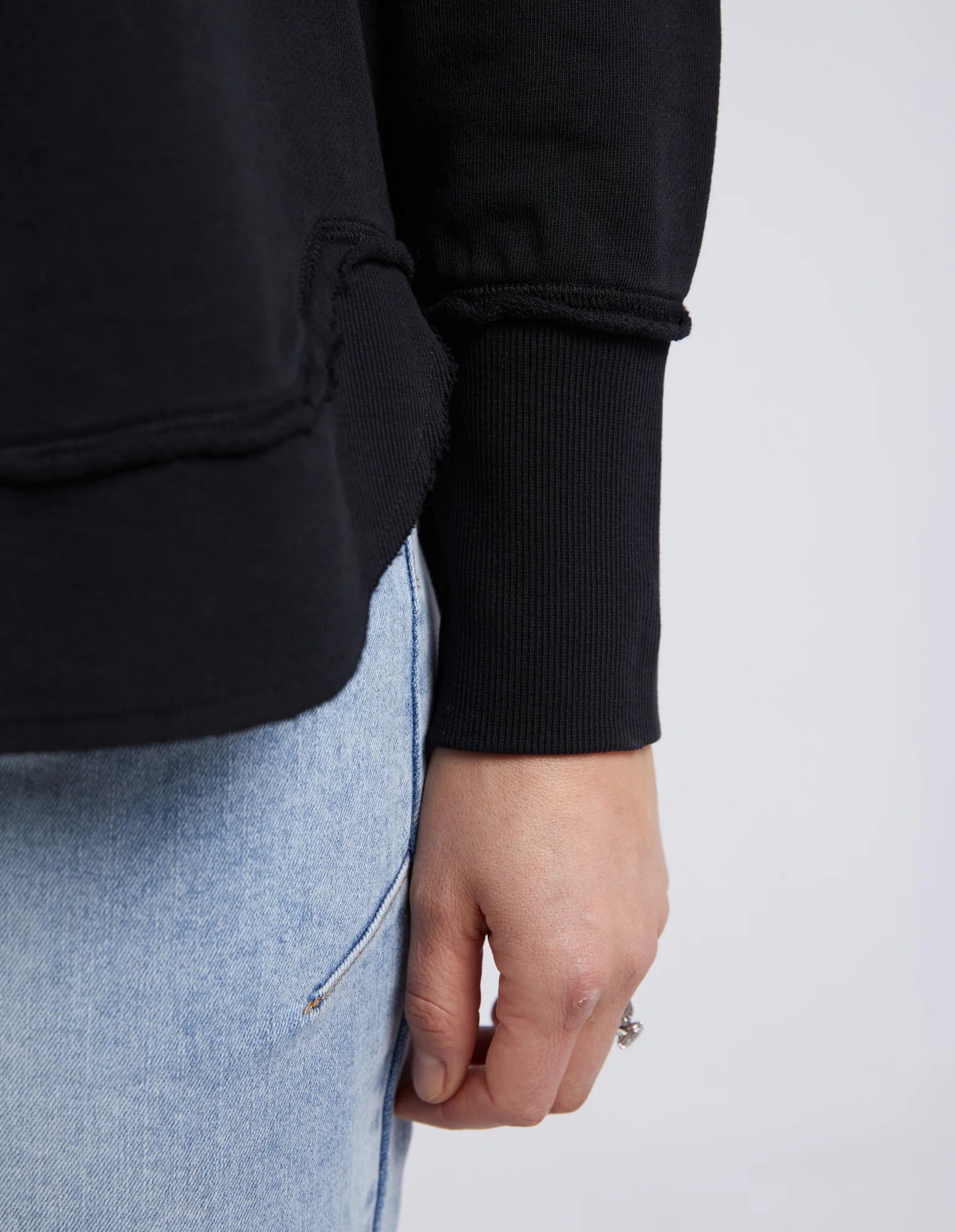 Simplified Crew- Black on black