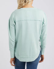 Simplified Crew- Seafoam