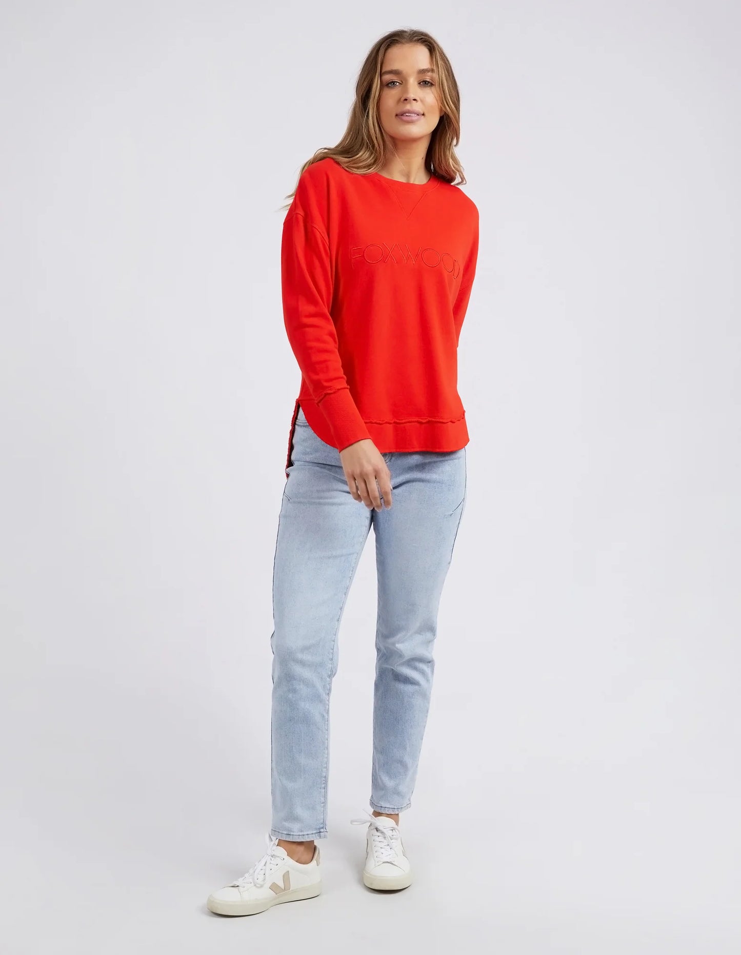 Simplified Crew- Bright Red
