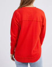 Simplified Crew- Bright Red