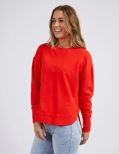 Simplified Crew- Bright Red