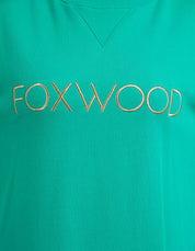 Simplified Metallic Crew- Bright Green