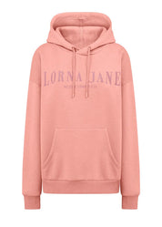 Lounge Fleece Hoodie-Ash Rose