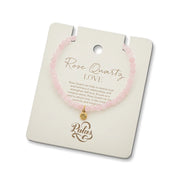 Palas Jewellery | Rose quartz 'love' healing gem bracelet