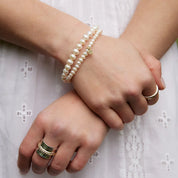 Palas Jewellery | Pearl 'prosperity' healing gem bracelet