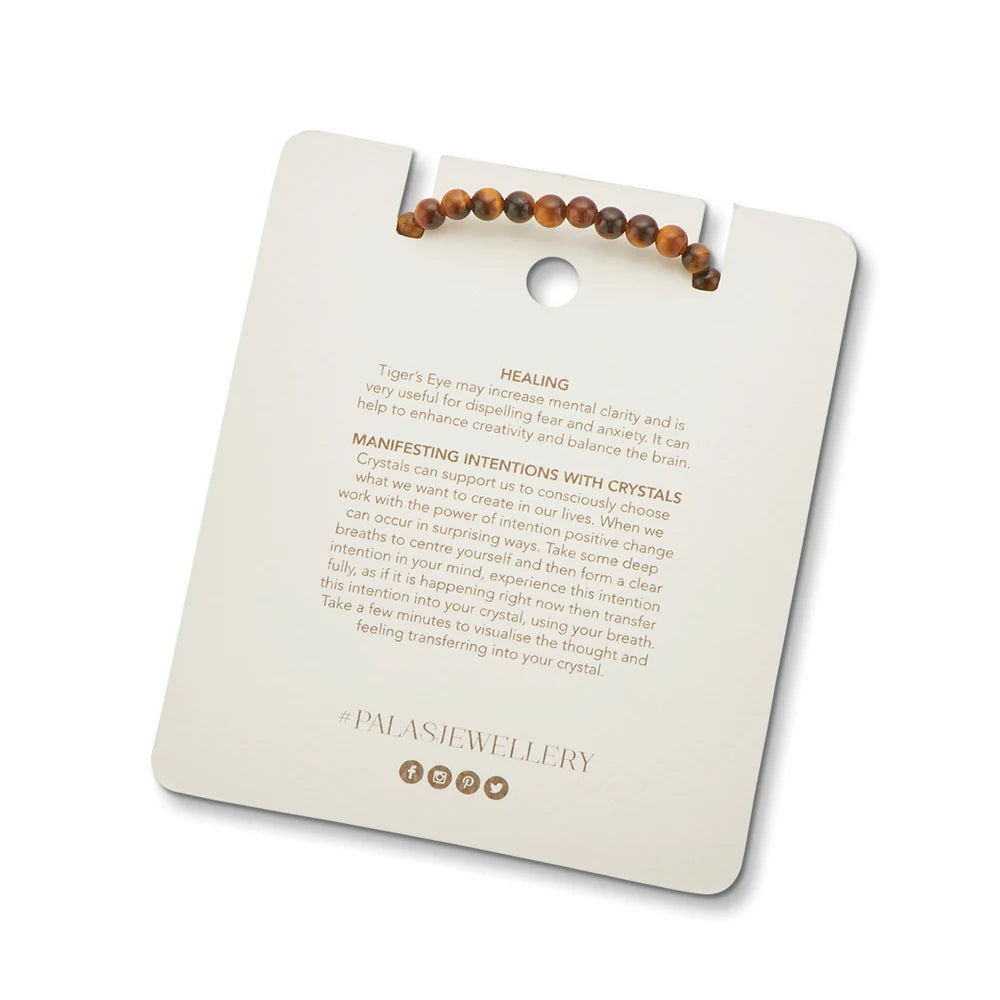 Palas Jewellery | Tiger's Eye 'luck' healing gem bracelet