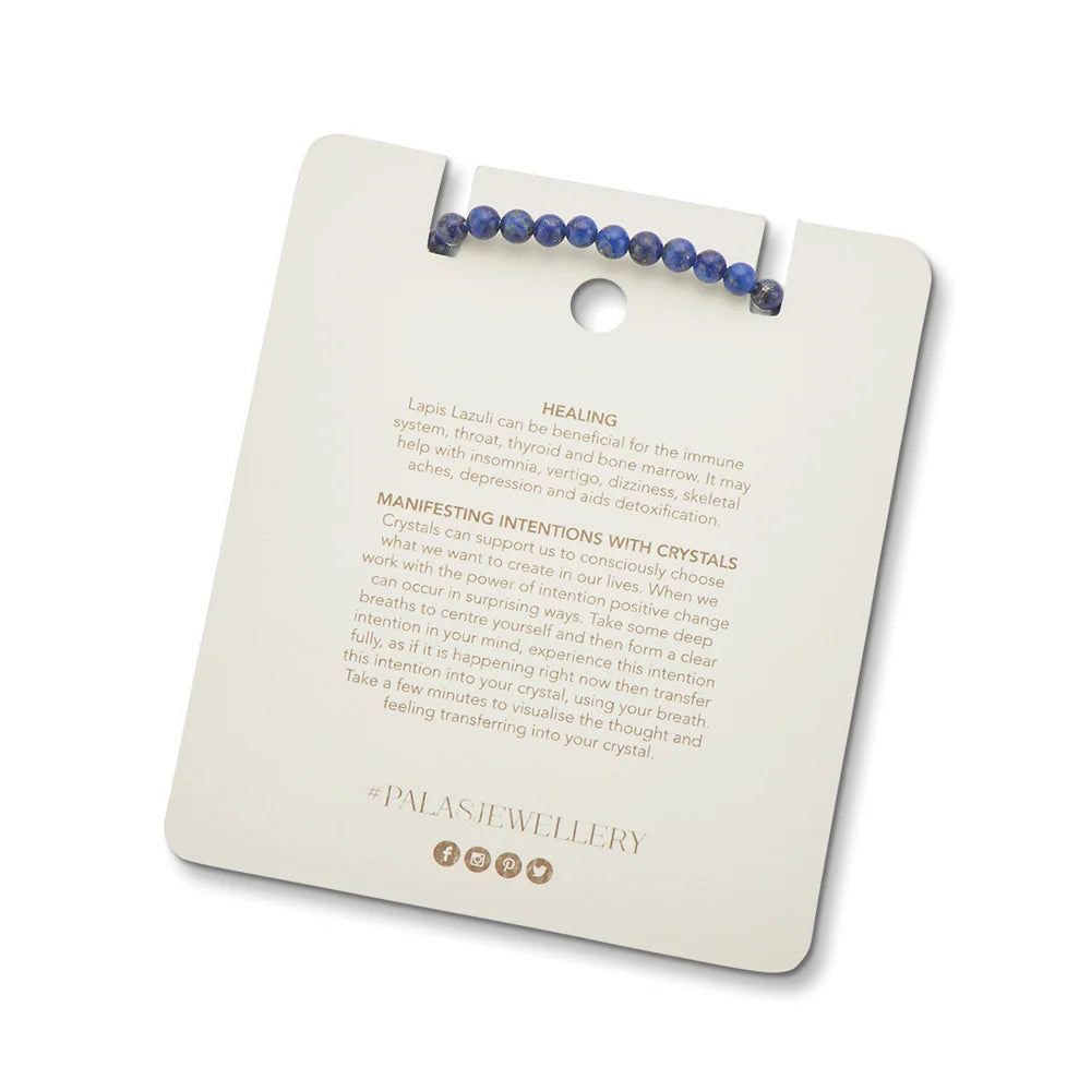 Palas Jewellery | Lapis Lazuli 'creativity' healing gem bracelet