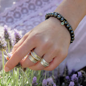 Palas Jewellery | Hematite 'strength' healing gem bracelet