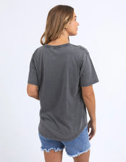 In Bloom Tee Washed Black