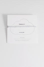 Gemstone Amelia Bracelet- Blue laced Agate- silver plated