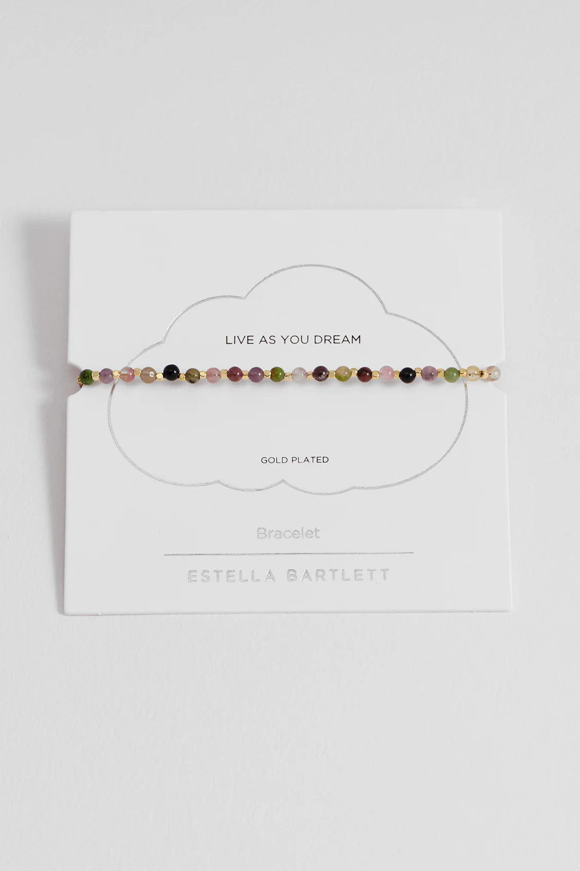 Gemstone Amelia Bracelet
Gold Plated | Tourmaline