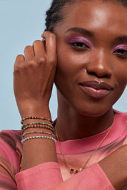 Gemstone Amelia Bracelet
Gold Plated | Tourmaline