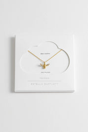 CZ Bee Charm Pendant Necklace
Gold Plated
Packaging Message: Bee Happy