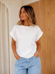 Little Lies | Rhodes tee- white