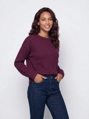 Little Lies | Victoria jumper - Plum