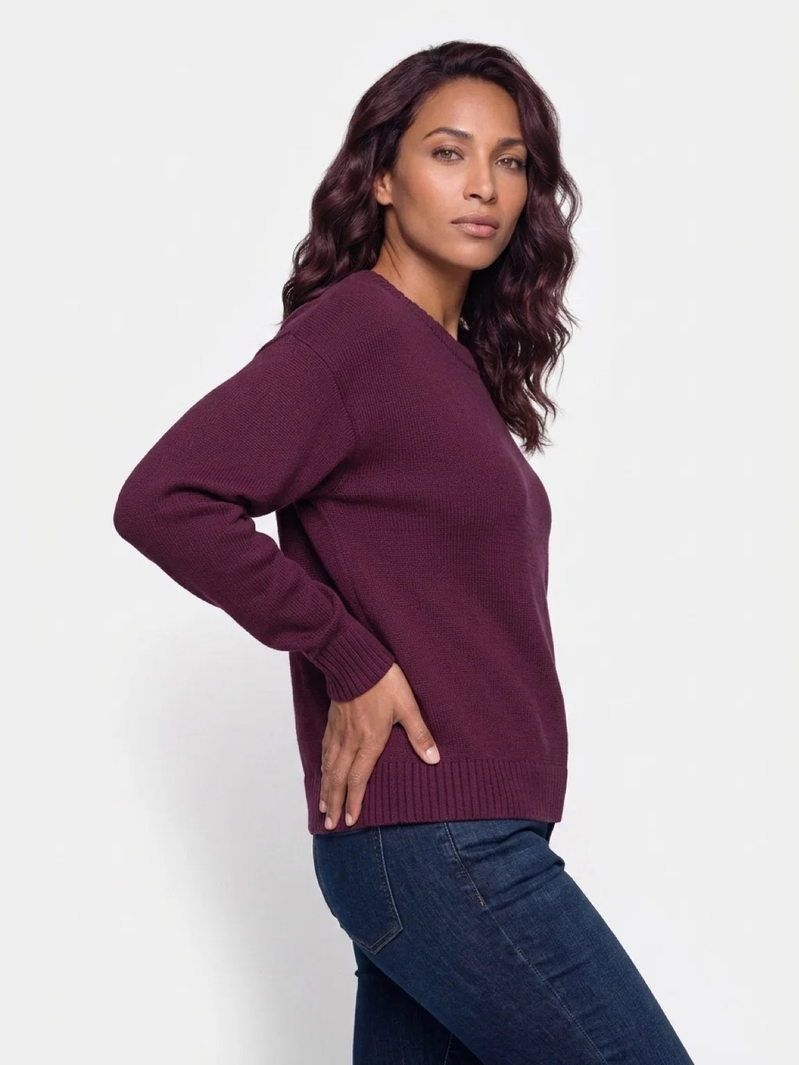 Little Lies | Victoria jumper - Plum